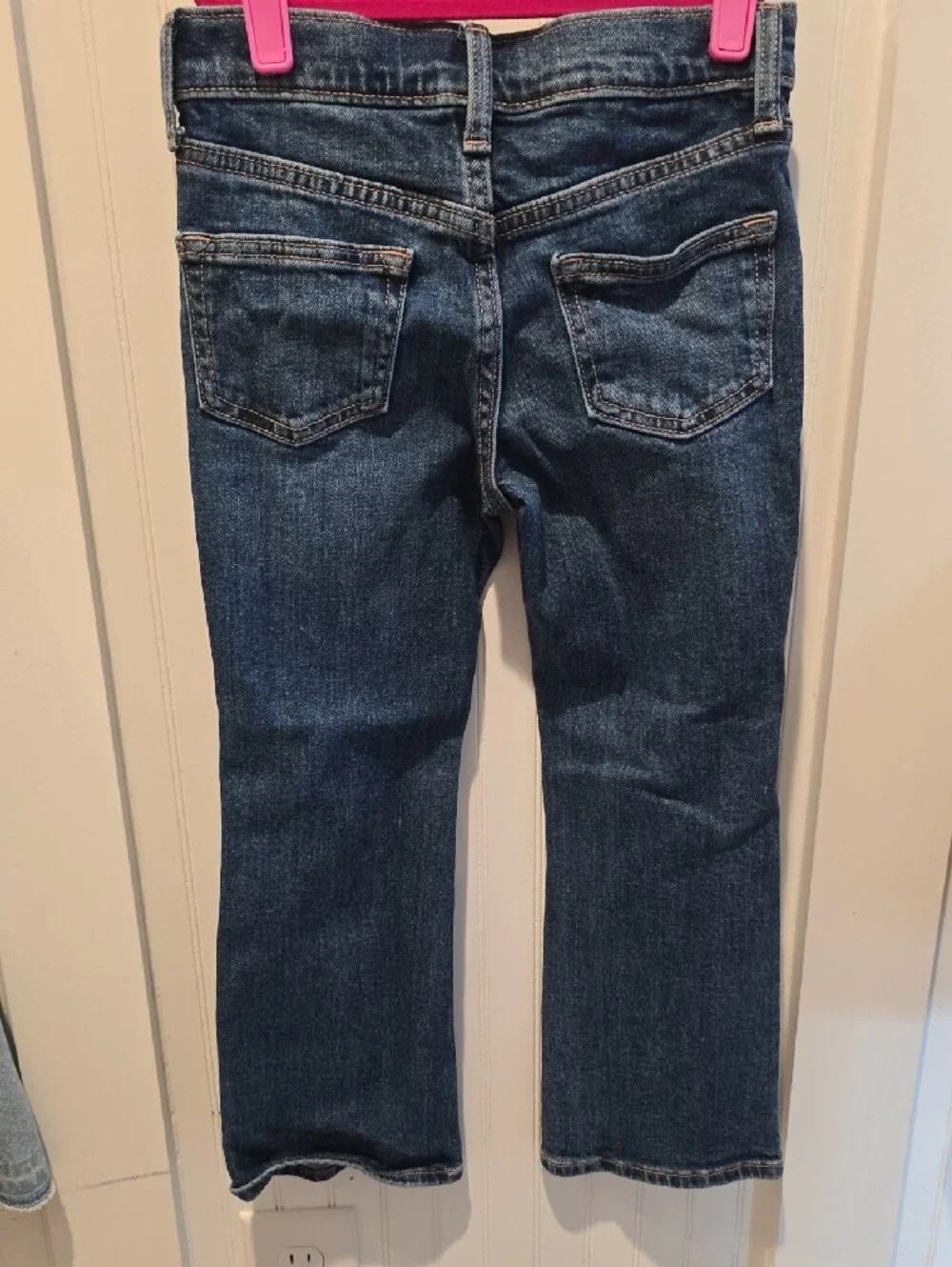Old Navy Dark Blue Flare Jeans - Girls' Stretch Denim